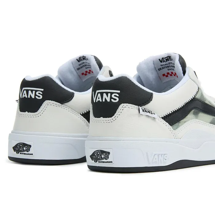 Vans Skate Shoes Men Wayvee Leather Shoes White