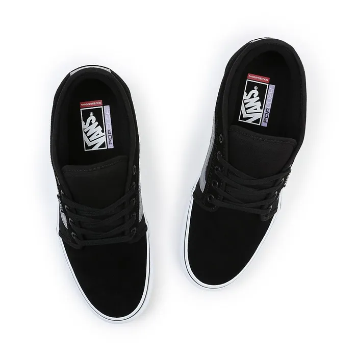 Vans Skate Shoes Women Chukka Low Sidestripe Shoes Black