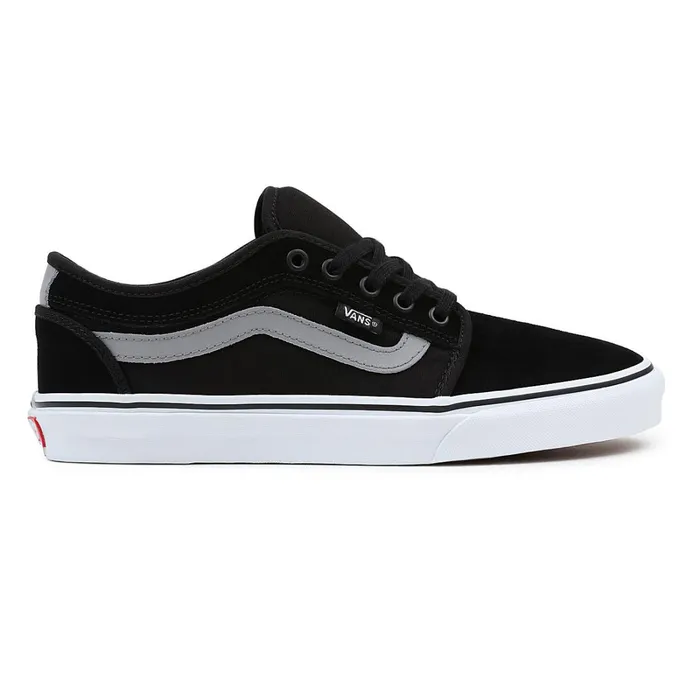 Vans Skate Shoes Women Chukka Low Sidestripe Shoes Black
