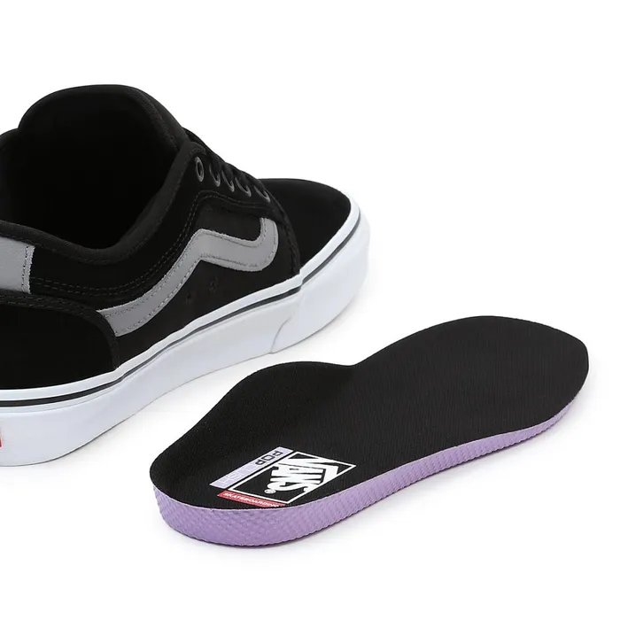 Vans Skate Shoes Women Chukka Low Sidestripe Shoes Black