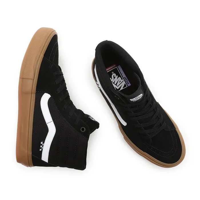 Vans Skate Shoes Women Skate Sk8Hi Shoes Black