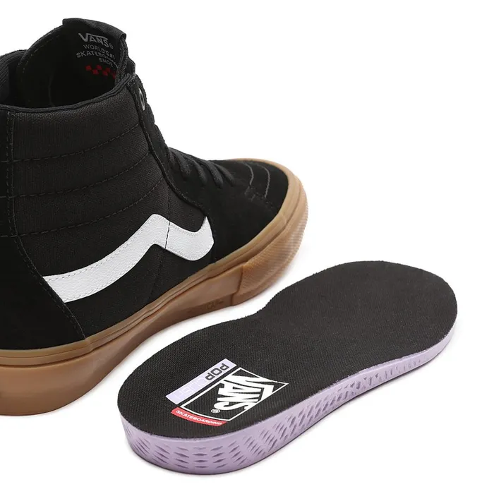 Vans Skate Shoes Women Skate Sk8Hi Shoes Black