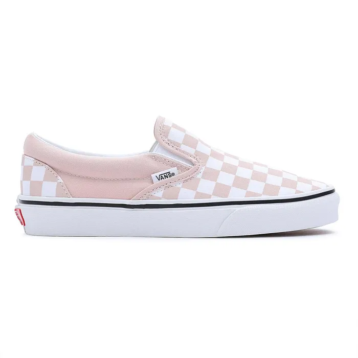 Vans Slipon Shoes Men Checkerboard Color Theory Classic SlipOn Shoes Pink