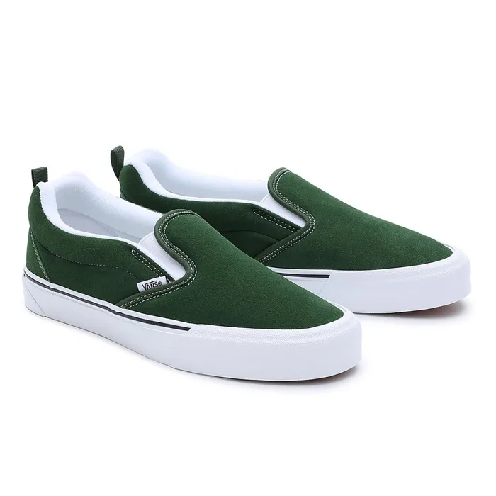 Vans Slipon Shoes Men Knu Slip Shoes Green White