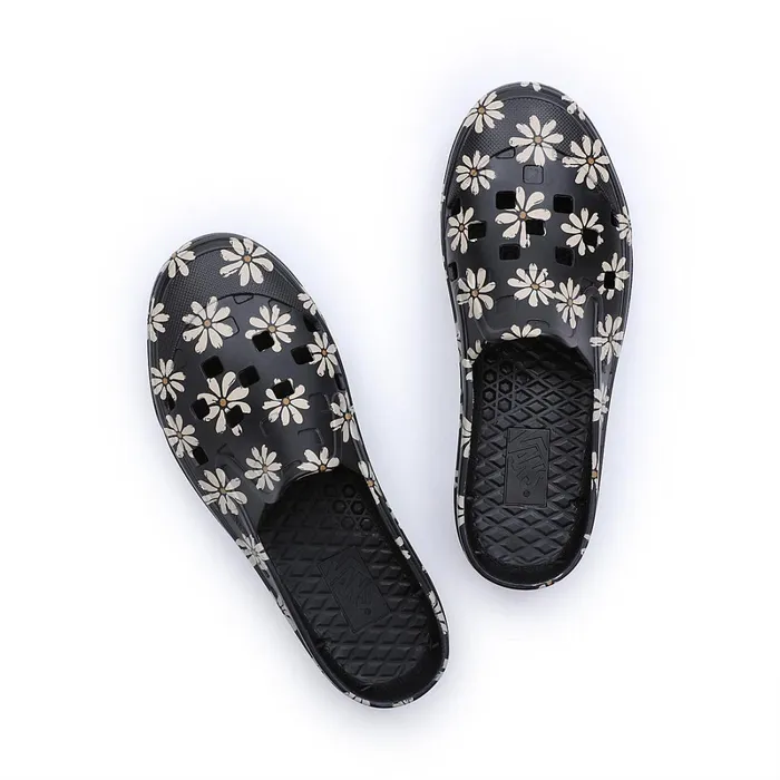 Vans Slipon Shoes Men Painted Natural SlipOn Mule TRK Shoes Black