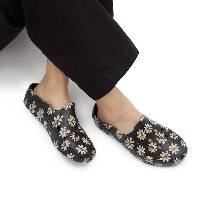 Vans Slipon Shoes Men Painted Natural SlipOn Mule TRK Shoes Black