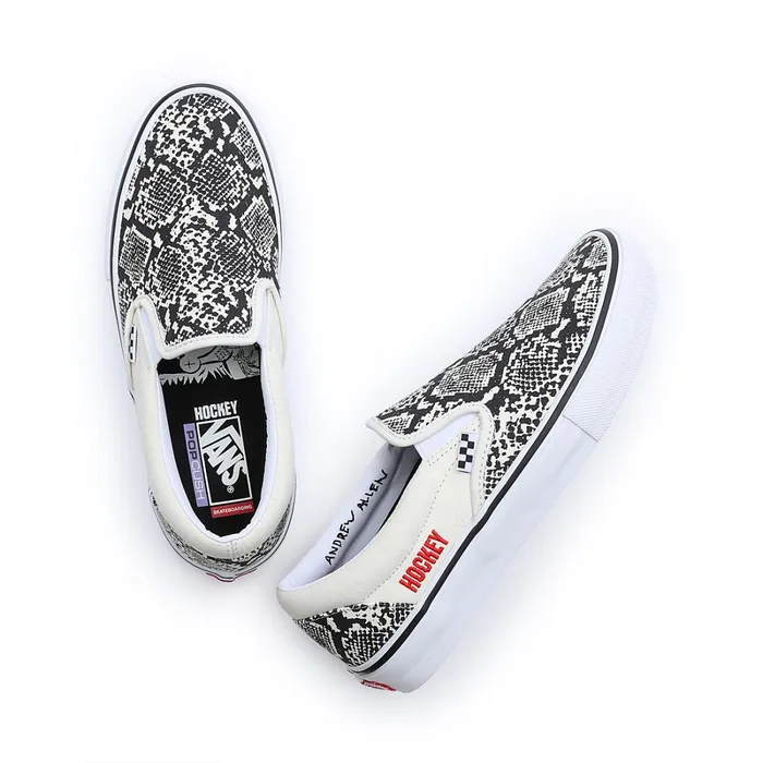 Vans Slipon Shoes Men X Hockey Skate SlipOn Shoes Brown