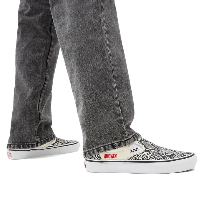 Vans Slipon Shoes Men X Hockey Skate SlipOn Shoes Brown