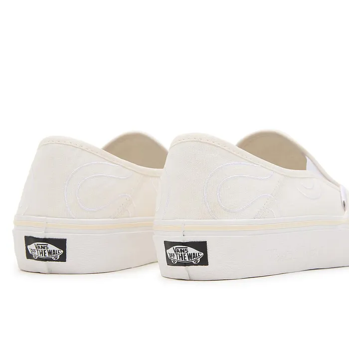 Vans Slipon Shoes Women X Wasted Talent SlipOn VR3 Shoes White