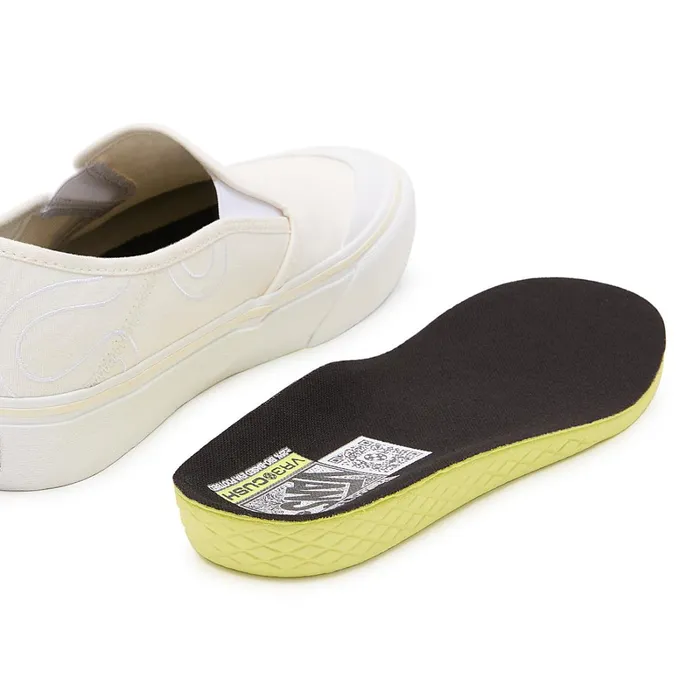 Vans Slipon Shoes Women X Wasted Talent SlipOn VR3 Shoes White