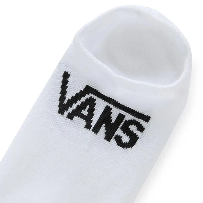 Vans Socks Kids Classic Kick No Show Socks 3 Pairs White