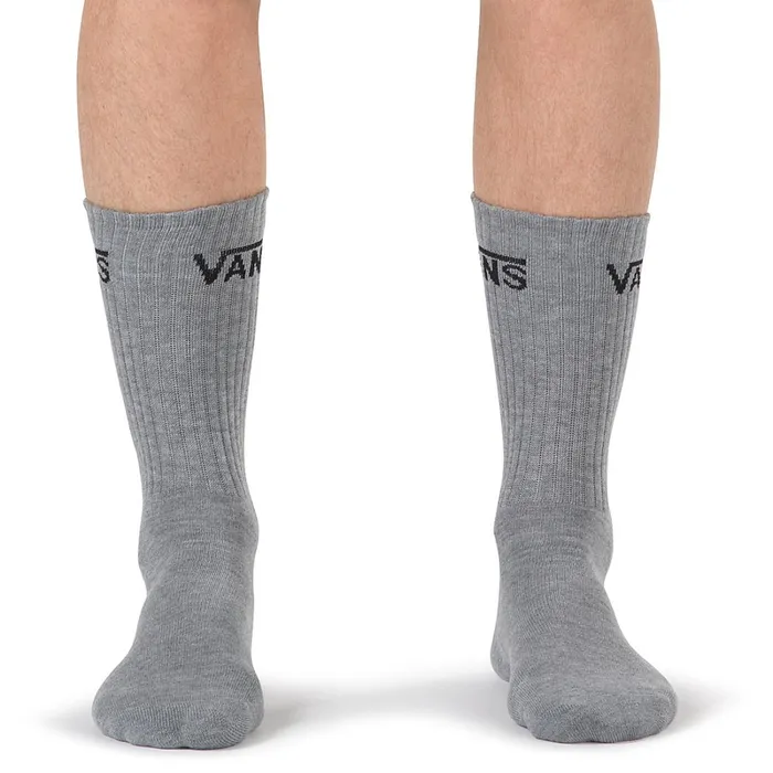 Vans Socks Men Classic Crew Socks 3 Pair PK Grey