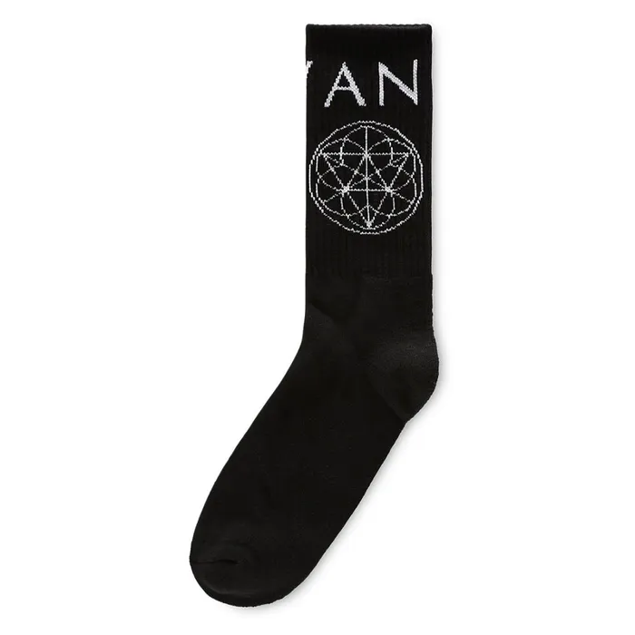 Vans Socks Men Perris and Dennis Crew Socks 1 Pair Black