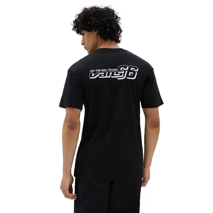 Vans Tshirts and Tanks Men 66 Racing Logo TShirt Black