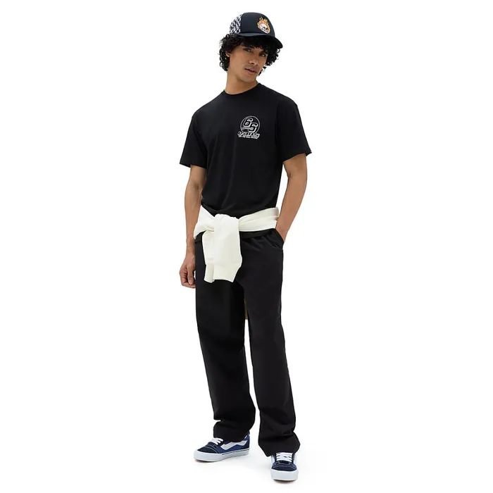 Vans Tshirts and Tanks Men 66 Racing Logo TShirt Black