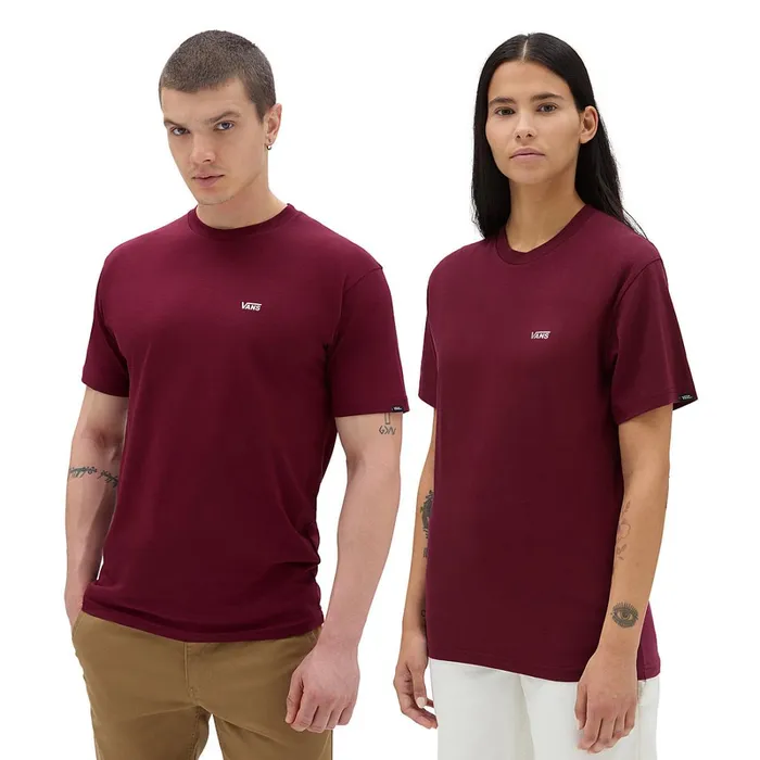 Vans Tshirts and Tanks Men Left Chest Logo Tshirt Red