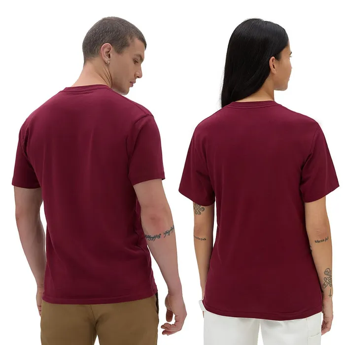 Vans Tshirts and Tanks Men Left Chest Logo Tshirt Red