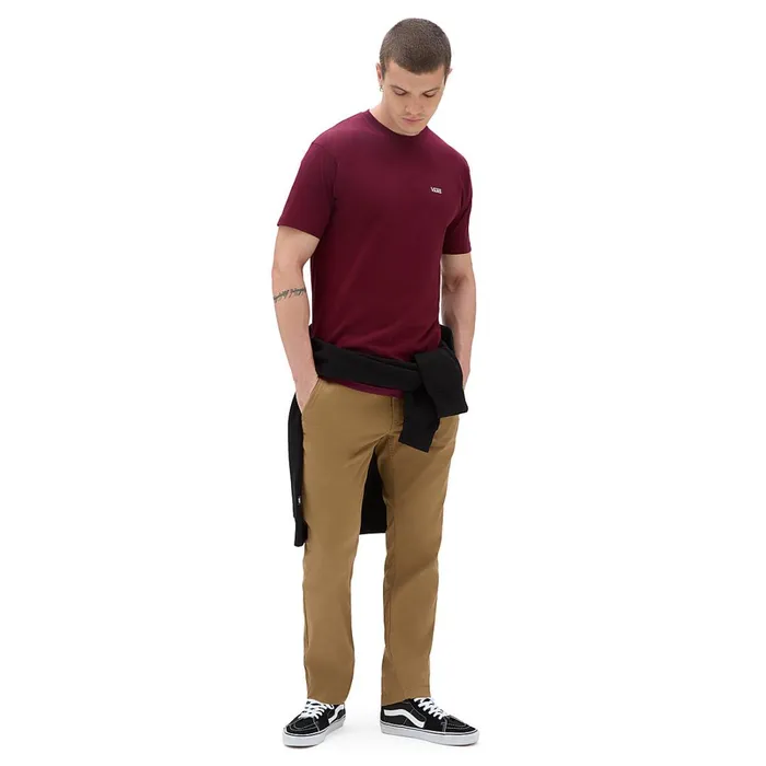 Vans Tshirts and Tanks Men Left Chest Logo Tshirt Red