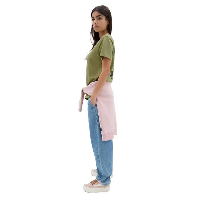 Vans Tshirts and Tops Women Alien Outdoors TShirt Green