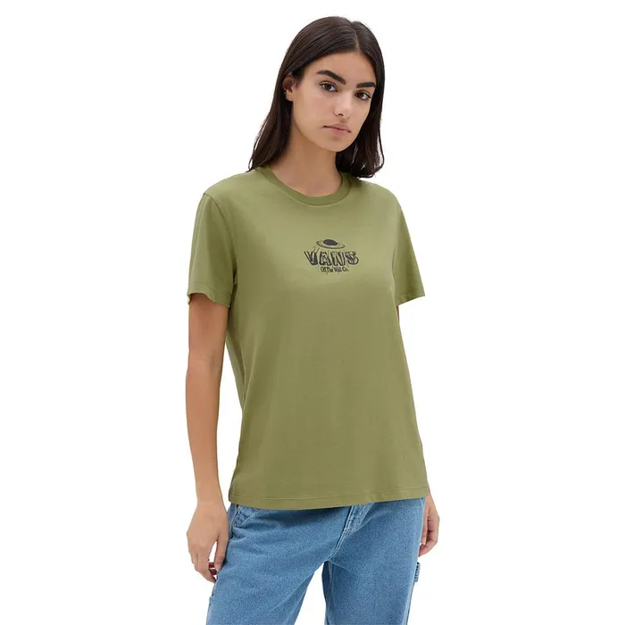 Vans Tshirts and Tops Women Alien Outdoors TShirt Green