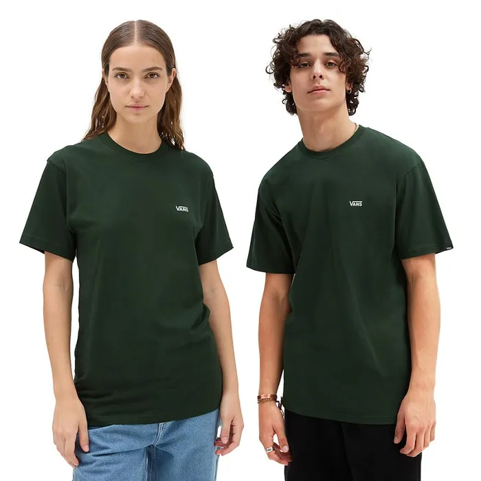 Vans Tshirts and Tops Women Left Chest Logo TShirt Green