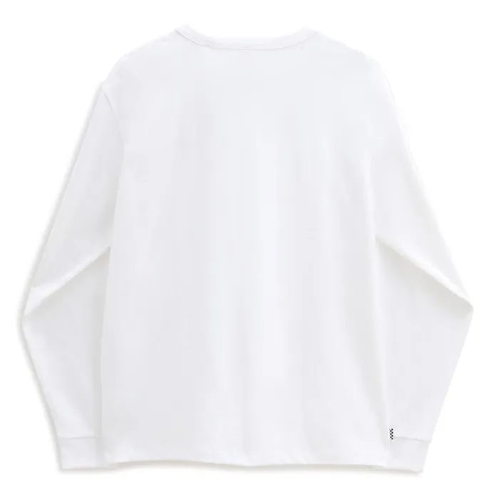 Vans Tshirts and Tops Women Long Sleeve Off The Wall TShirt White