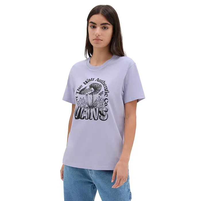 Vans Tshirts and Tops Women Wellness Trip Boyfriend TShirt Purple