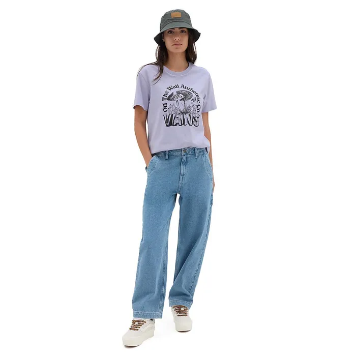 Vans Tshirts and Tops Women Wellness Trip Boyfriend TShirt Purple
