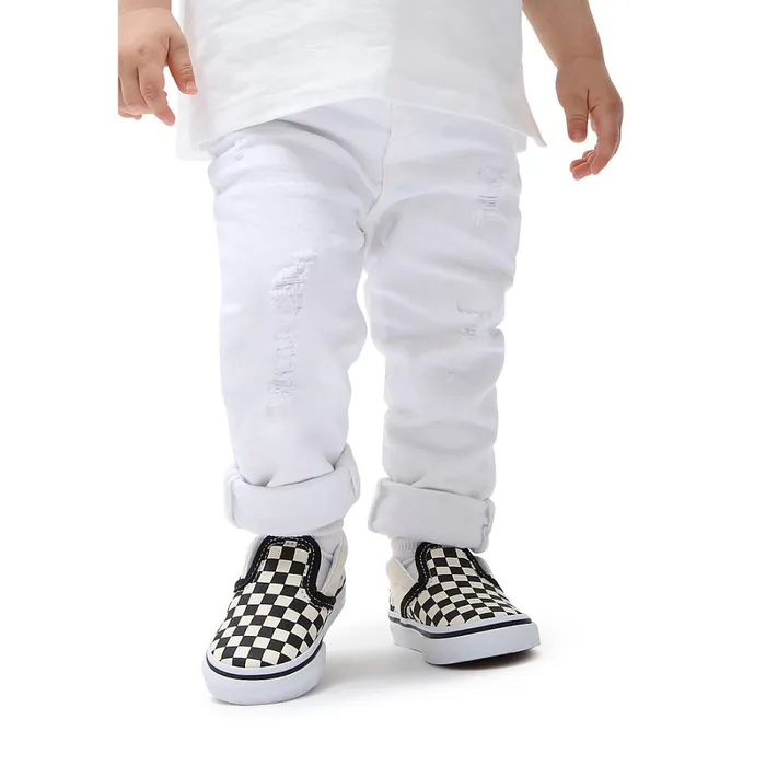 Vans Toddler Shoes 14 Years Kids Toddler Checkerboard SlipOn Shoes 14 Years Black White