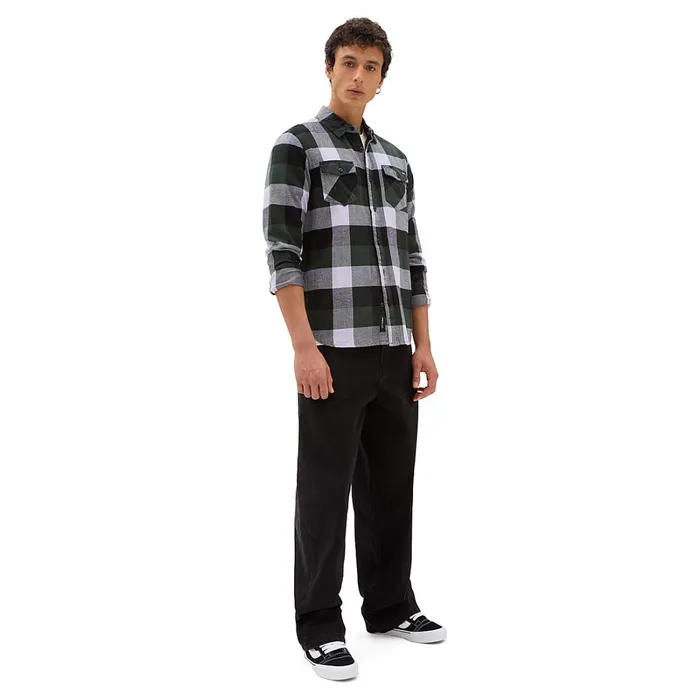 Vans Trousers and Jeans Men Check5 Baggy Denim Trousers Black