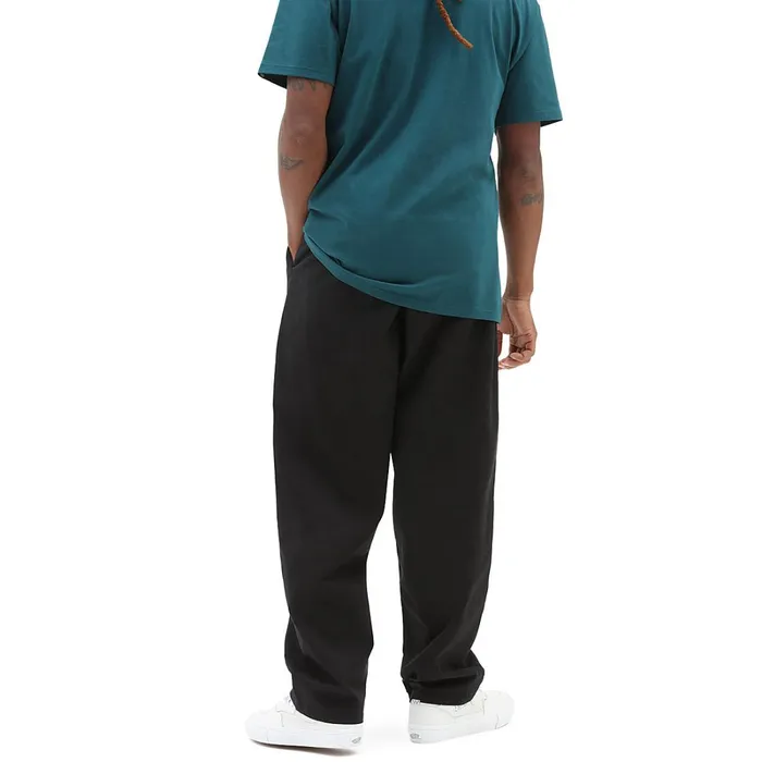 Vans Trousers and Jeans Men Range Baggy Tapered Elastic Waist Trousers Black