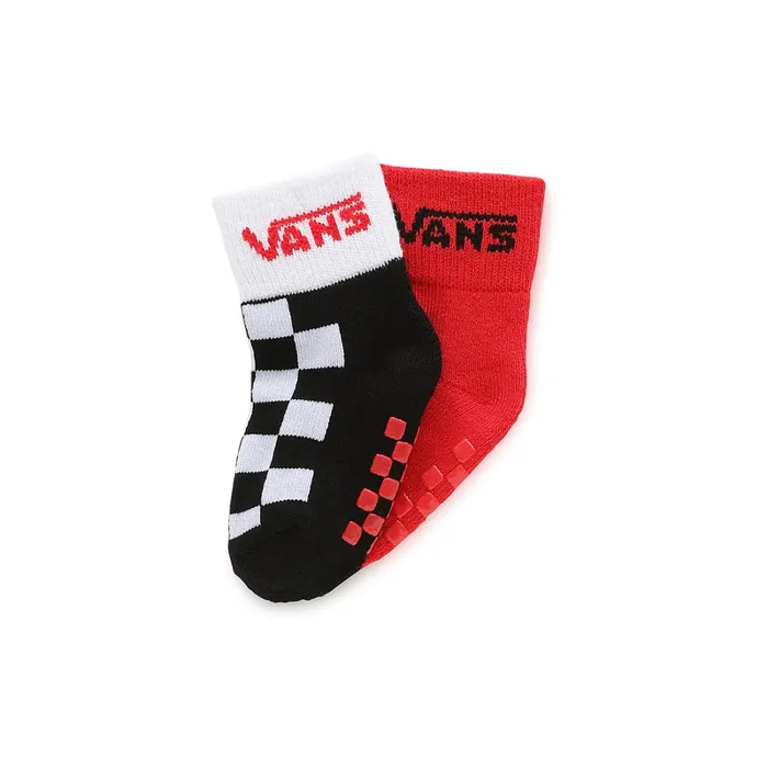 Vans View All Kids Infant Drop V Classic Socks 2 Pairs Red