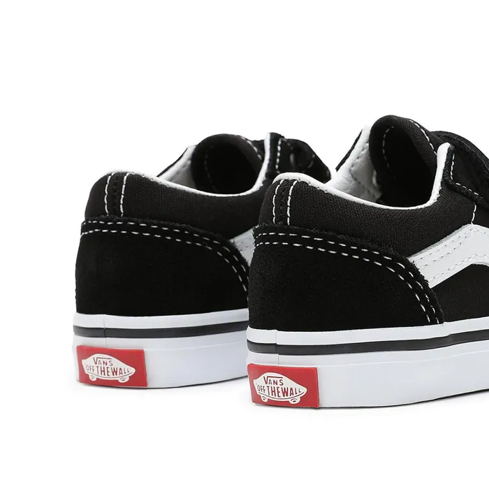 Vans View All Kids Toddler Old Skool Hook And Loop Shoes 14 Years Black