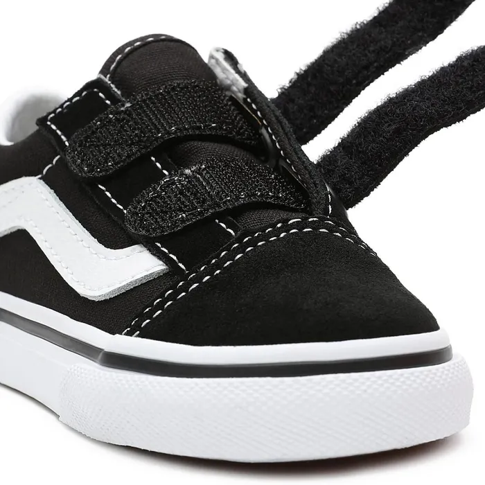 Vans View All Kids Toddler Old Skool Hook And Loop Shoes 14 Years Black