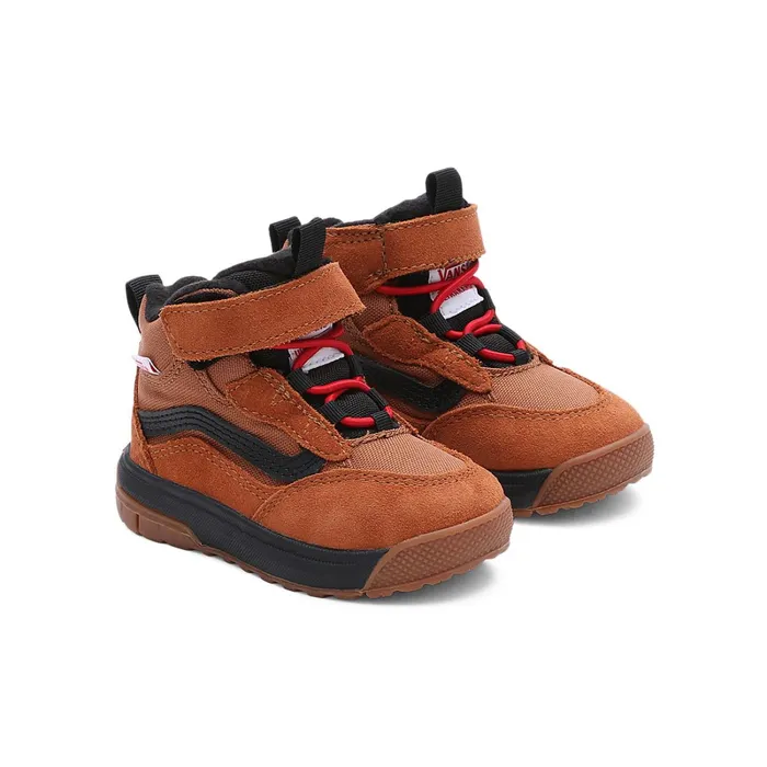 Vans View All Kids Toddler UltraRange Hi Hook And Loop MTE1 Shoes 14 Years Black Brown