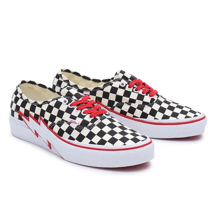 Vans View All Men Authentic Bolt Checkerboard Shoes Black White
