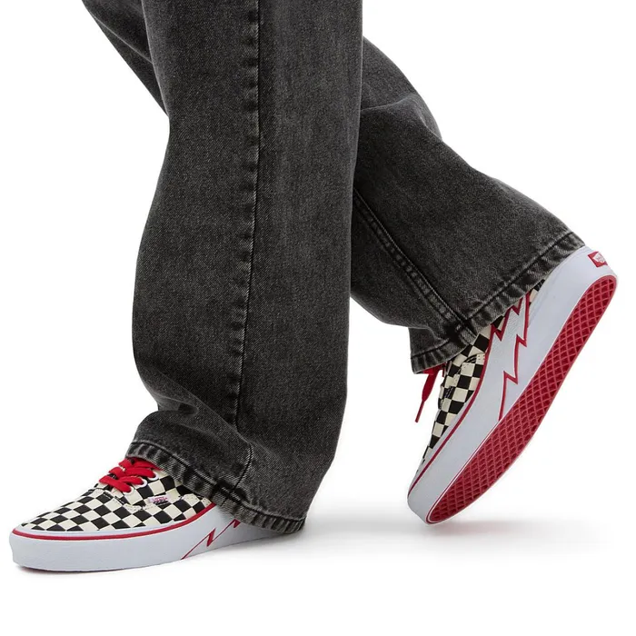 Vans View All Men Authentic Bolt Checkerboard Shoes Black White