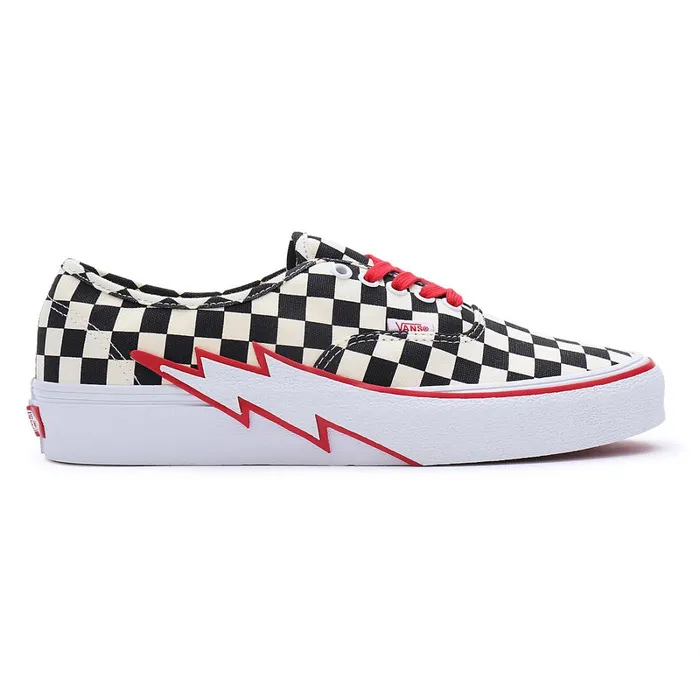 Vans View All Men Authentic Bolt Checkerboard Shoes Black White