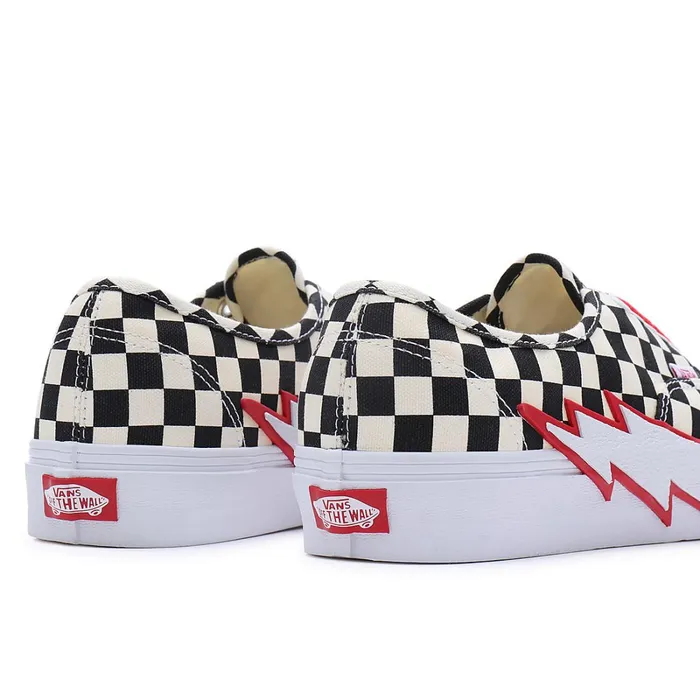 Vans View All Men Authentic Bolt Checkerboard Shoes Black White