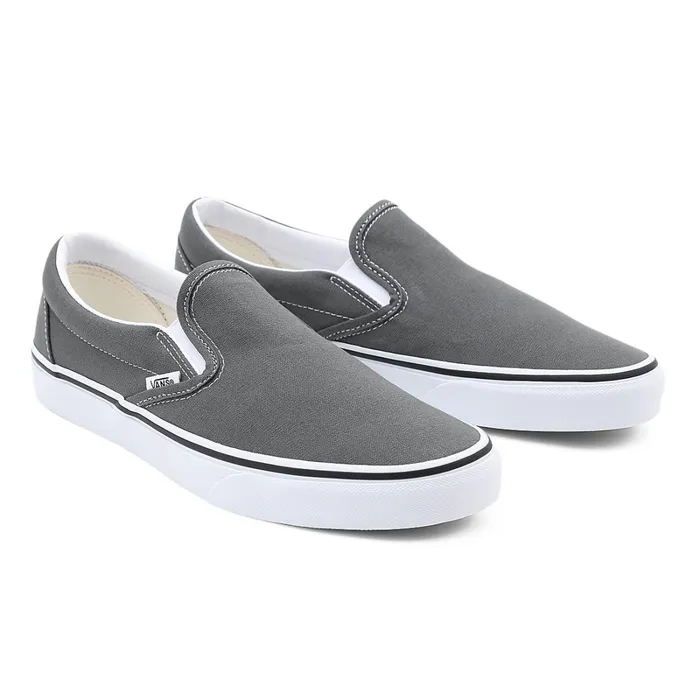Vans View All Men Canvas Classic SlipOn Shoes Grey