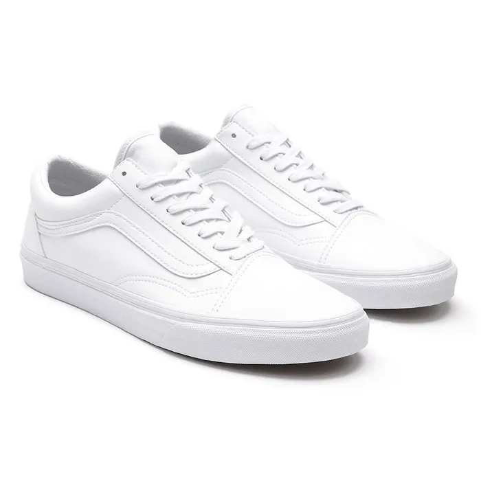 Vans View All Men Classic Tumble Old Skool Shoes White