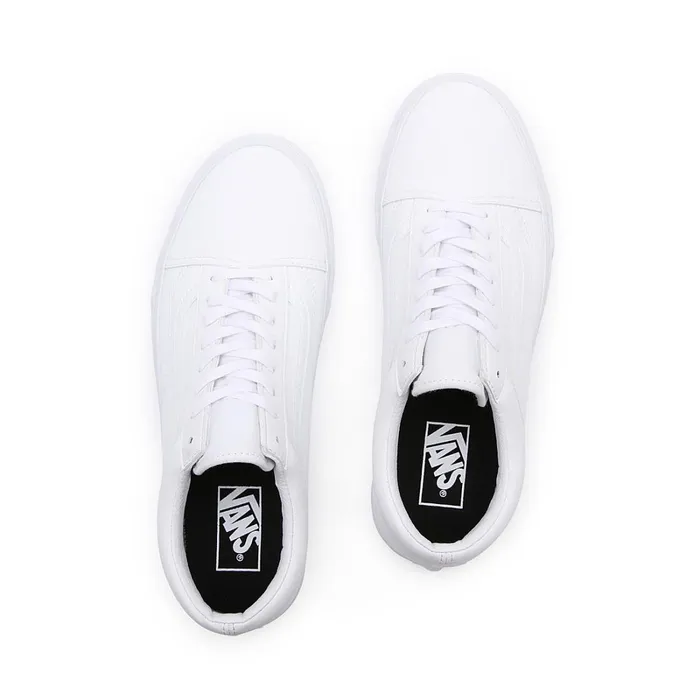 Vans View All Men Classic Tumble Old Skool Shoes White