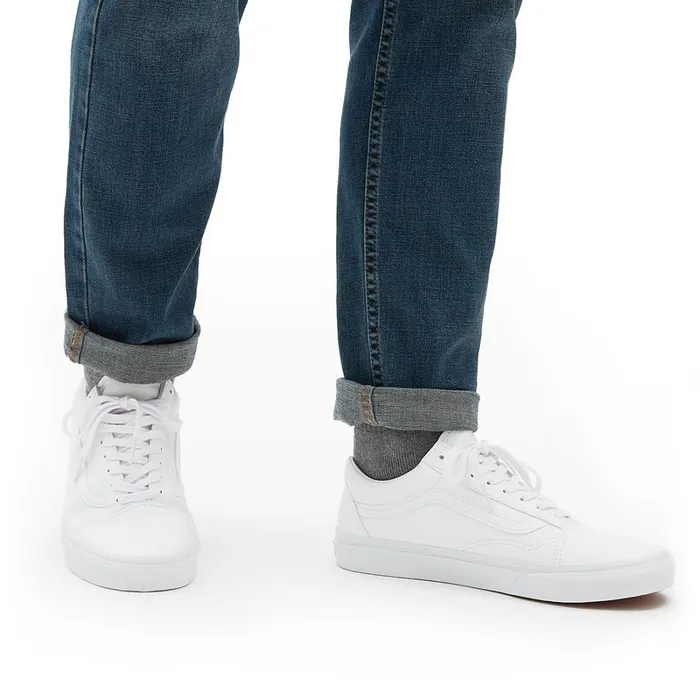 Vans View All Men Classic Tumble Old Skool Shoes White