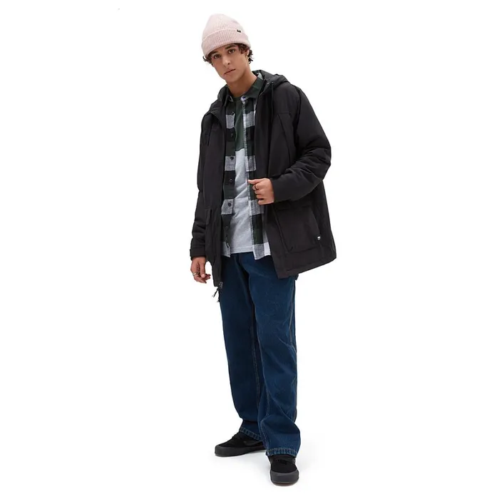 Vans View All Men Drill Chore Carpenter Loose Denim Trousers Blue