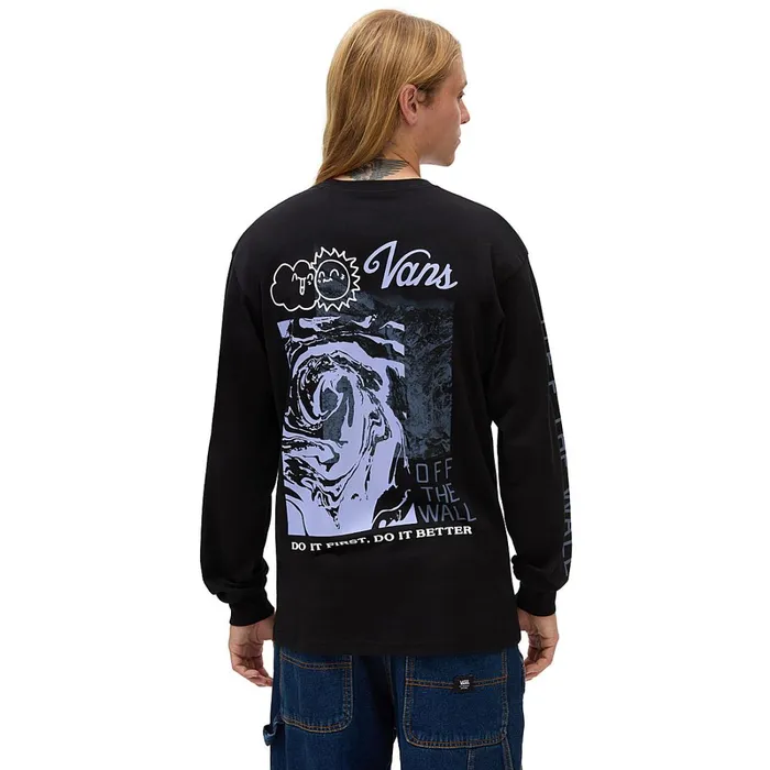 Vans View All Men Great View Long Sleeve TShirt Black