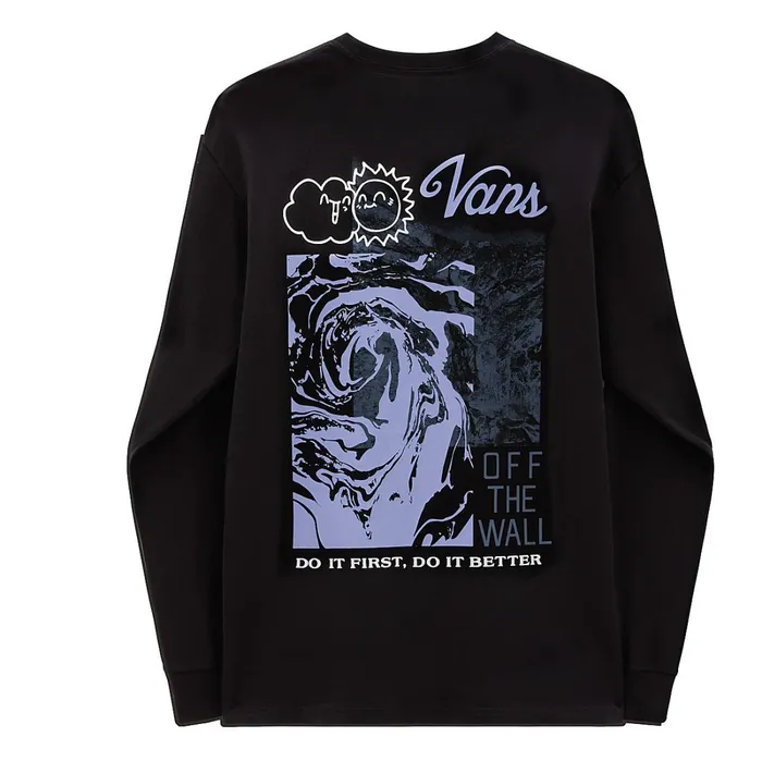 Vans View All Men Great View Long Sleeve TShirt Black
