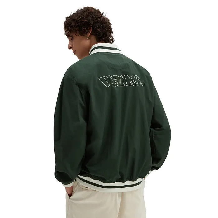 Vans View All Men Moore Varsity Jacket Green