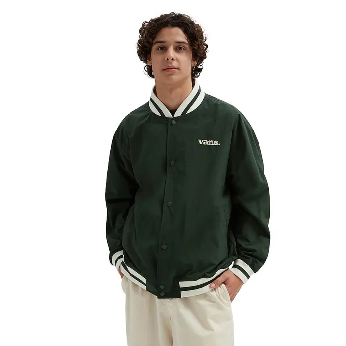 Vans View All Men Moore Varsity Jacket Green