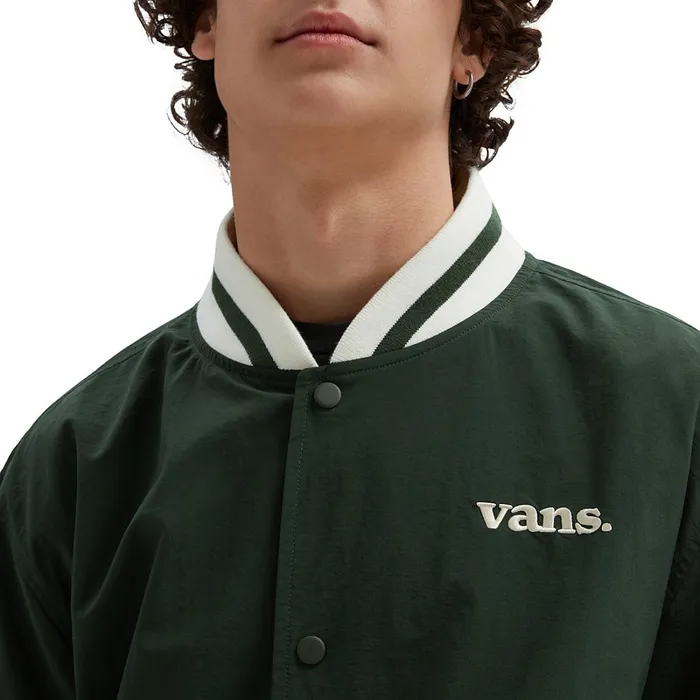 Vans View All Men Moore Varsity Jacket Green