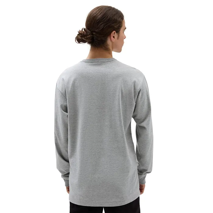 Vans View All Men Off The Wall Classic Long Sleeve TShirt Grey Vans View All Men Off The Wall Classic Long Sleeve TShirt Grey